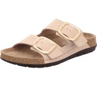 Rohde Mule femme nubuck boucle dorée couleur été Rodigo-D 5879, Taille:40 EU, Couleur:Beige