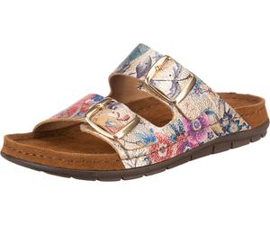 ROHDE Mule 'Rodigo' bleu marine / or rose / violet / rouge, Taille 36