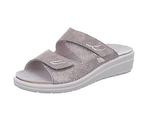 Rohde Mules Femme Rivella 5729, Pointure:42 EU, La Couleur:Gris
