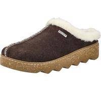 Rohde Pantoufles pour femmes avec doublure chaude marron-blanc, Couleur:marron, EU Taille:40