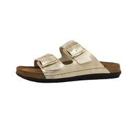 Rohde Rodigo-D 5872 Mules à deux lanières à motifs pour femme avec boucle, Doré 29, 36 EU