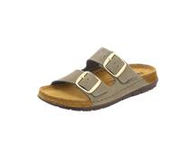 Rohde - Sandales en cuir confortables à enfiler avec boucles - Femme - Chaussures - Vert - Taille: 37 EU