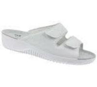 Rohde Sandales Femmes Mules Cogs Largeur F Soltau-40 1940, Taille:43 EU, Couleur:Blanc