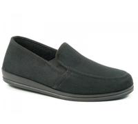 Rohde Schuhe Herren Hausschuhe Wollfutter Lillestrom 2609, Pointure:47 EU, La Couleur:Noir