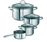 Rohe Germany Merana 252021-04 Batterie de Cuisine 4 pièces en Acier Inoxydable