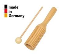 Rohema Tone Block / Guiro Hêtre + Baguette - 3+ Marron