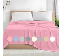Rohi Drap plat en microfibre - Rose - Confortable, doux et respirant, hypoallergénique et durable, pour hôtels, chambres et chambres d'amis - Entretien facile (rose, 255 x 290 cm)