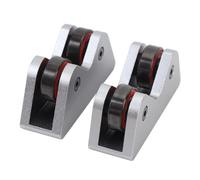 ROHMRHIE Billiard Cue Straightness Checker Stainless Steel Pool Stick Shaft Roller Straightness Detector Inspect Tool Snooker Club (Argent)