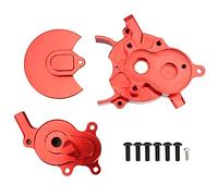 ROHMRHIE Kit de boîtier de Transmission en Alliage d'aluminium, Couvercle de boîte de Vitesses GEN8 1/10 RC, Kit de Mise à Niveau de Voiture (Rouge)