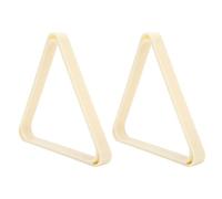 ROHMRHIE Support Triangle de Billard Cadre de Boule de Billard Fort 5,25 cm Boule de Billard Blanc pour Billard