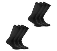 Rohner Basic Chaussettes de sport noir, Taille 35-38