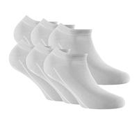 Rohner Basic Chaussettes gris clair / blanc, Taille 35-38