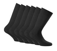 Rohner Basic Chaussettes gris / noir, Taille 39-42