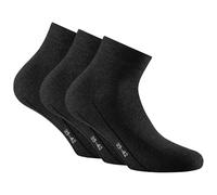 Rohner - Rohner Basic Sneaker Plus 3er Pack - Chaussettes multifonctions - EU 43-46 - black