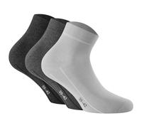 Rohner Basic Unisex Quart De Chaussettes, Pack De 3 - Sneaker Plus, Coton