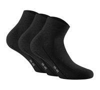Rohner - Rohner Basic Sneaker Plus 3er Pack - Chaussettes multifonctions - EU 43-46 - black
