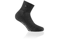 Rohner Fibre Clair Quart Chaussette Outdoor-Socken - Schwarz-Denim, 42-44