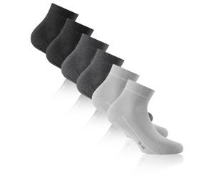 Rohner - Rohner Basic Sneaker Plus 3er Pack - Chaussettes multifonctions - EU 35-38 - l'grey / grey / d'grey