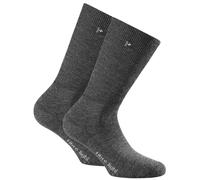 Rohner Socks Chaussettes de sport anthracite / blanc, Taille 36-38