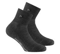 Rohner Socks Chaussettes de sport anthracite / blanc, Taille 39-41