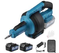 Rohrreinigungsmaschine Furet Déboucheur de Canalisations Sans Fil 610 tr/min - avec 2x batteries 21V 4,0 Ah - Arbre Flexible de 9mm 7,6m Tarière de Vidange Adapté au Diamètre du Tuyau de 16-85mm