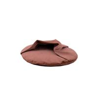 Rohrschneider Coussin igloo pour chien, coussin doux avec grotte intégrée, tissu velours, housse amovible, lavable, différentes tailles et couleurs, rose, L : Ø 80 x H 22 cm