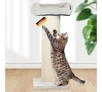 Rohrschneider Frieda Arbre à chat XXL - Griffoir XXL - Tapis griffoir stable et échangeable - Colonne extra large - Housse en velours lavable - Arbre à chat pour grands, moyens et petits chats