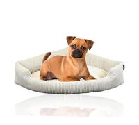 Rohrschneider Lit d'angle XXL avec couverture en velours doux pour grands chiens ou 2 chiens, coussin pour chien en grandes tailles (2, 95 x 70 cm)
