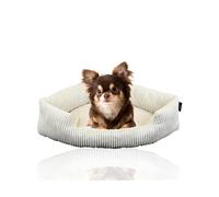 Rohrschneider Lit d'angle XXL pour grands chiens, couverture douce pour un coin en velours côtelé, grand lit pour grands chiens ou 2 chiens, coussin pour chien en grandes tailles (1 45 x 63 cm)