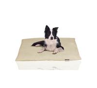 Rohrschneider Lit pour chien doux avec housse lavable | Coussin confortable en velours côtelé | Lit pour chien lavable | Coussin douillet pour chien | XL pour grands chiens | pour 2 chiens