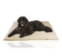 Rohrschneider Lit pour chien doux avec housse lavable | Coussin confortable en velours côtelé | Lit pour chien lavable | Coussin douillet pour chien | XXL pour grands chiens | pour 2 chiens