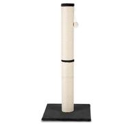 Rohrschneider RS 22375 Arbre à chat XL avec troncs en sisal, boule de jeu, housse en peluche, 45 x 45 x 107 cm, beige et noir