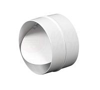 Rohrverbinder Ø 150 mm mit Rückstauklappe Lüftungsrohr Rundrohr Verbinder Ab-...