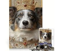 Roi Berger 1000 Pièces Puzzle Adultes Cadeau Jeu de logique et d'adresse Anti-Stress Découpe précise Liste de souhaits du Père Noël 50x75cm