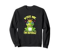 Roi De La Bande Dessinée Grenouille Verte Sweatshirt