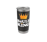 Roi de la Boule avec couronne Tenue pour les joueurs de Gobelet isotherme en acier inoxydable double paroi