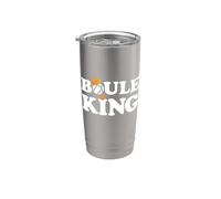 Roi de la Boule avec couronne Tenue pour les joueurs de Gobelet isotherme en acier inoxydable double paroi