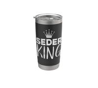 Roi de la Pâque du Seder Gobelet isotherme en acier inoxydable double paroi
