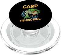 Roi de pêche à la Carpe - Pêcheur à la Carpe PopSockets PopGrip pour MagSafe