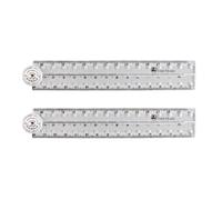 Roi de pliage en polyacrylate transparent pour des mesures précises dans le plan de l'artisanat ou du bureau en acrylique King