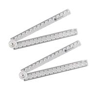 Roi de pliage en polyacrylate transparent pour des mesures précises dans le plan de l'artisanat, utilisation au bureau