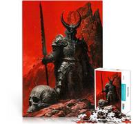Roi démoniaque maléfique Puzzle 1000 pièces pour Adolescents Jeu éducatif Défi Jouet Cadeau d'anniversaire, Cadeaux, décoration Murale 38x26cm