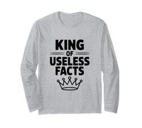 Roi des Faits inutiles, Amateur de Trivia drôles et ringards Manche Longue