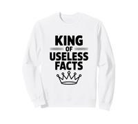 Roi des Faits inutiles, Amateur de Trivia drôles et ringards Sweatshirt