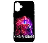 Roi des Rois Lion de Juda Verset de la Bible chrétienne Jésus Dieu Coque pour iPhone 16 Plus