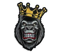 Roi des Singes Grand Écusson Dorsal, Brodé Thermocollant