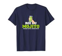 Roi du Mojito Cadeau drôle Humour Alcool Barman T-Shirt