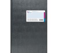 Roi et EBHARDT 8611033 Colonne livre, colonne Archet, 3 colonnes, A4, 210 x 257 mm, 144 feuilles, bleu clair