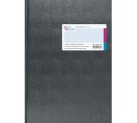 Roi et EBHARDT 8612042 Colonne livre, colonne Archet, 4 colonnes, A4, 210 x 297 mm, 96 feuilles, bleu clair