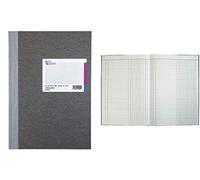 Roi et EBHARDT 861452388 Colonne livre, colonne Feuille, 2 colonnes, A4, 210 x 297 mm, 144, anhängendes onglet, Bleu clair